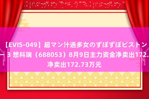 【EVIS-049】超マン汁過多女のずぼずぼピストンオナニー 3 想科瑞（688053）8月9日主力资金净卖出172.73万元