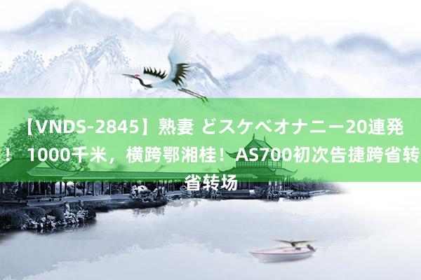 【VNDS-2845】熟妻 どスケベオナニー20連発！！ 1000千米，横跨鄂湘桂！AS700初次告捷跨省转场