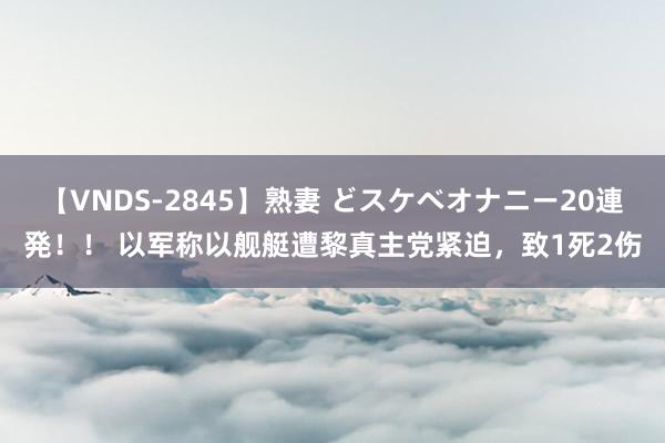 【VNDS-2845】熟妻 どスケベオナニー20連発！！ 以军称以舰艇遭黎真主党紧迫，致1死2伤